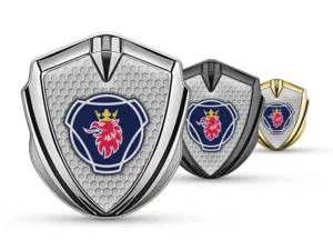 Scania Emblem Fender Badge Pro Design Sturdy